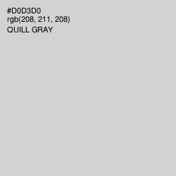 #D0D3D0 - Quill Gray Color Image